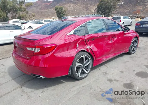 2022 Honda Accord Sport из США, поврежденный, VIN 1HGCV1F36NA024747